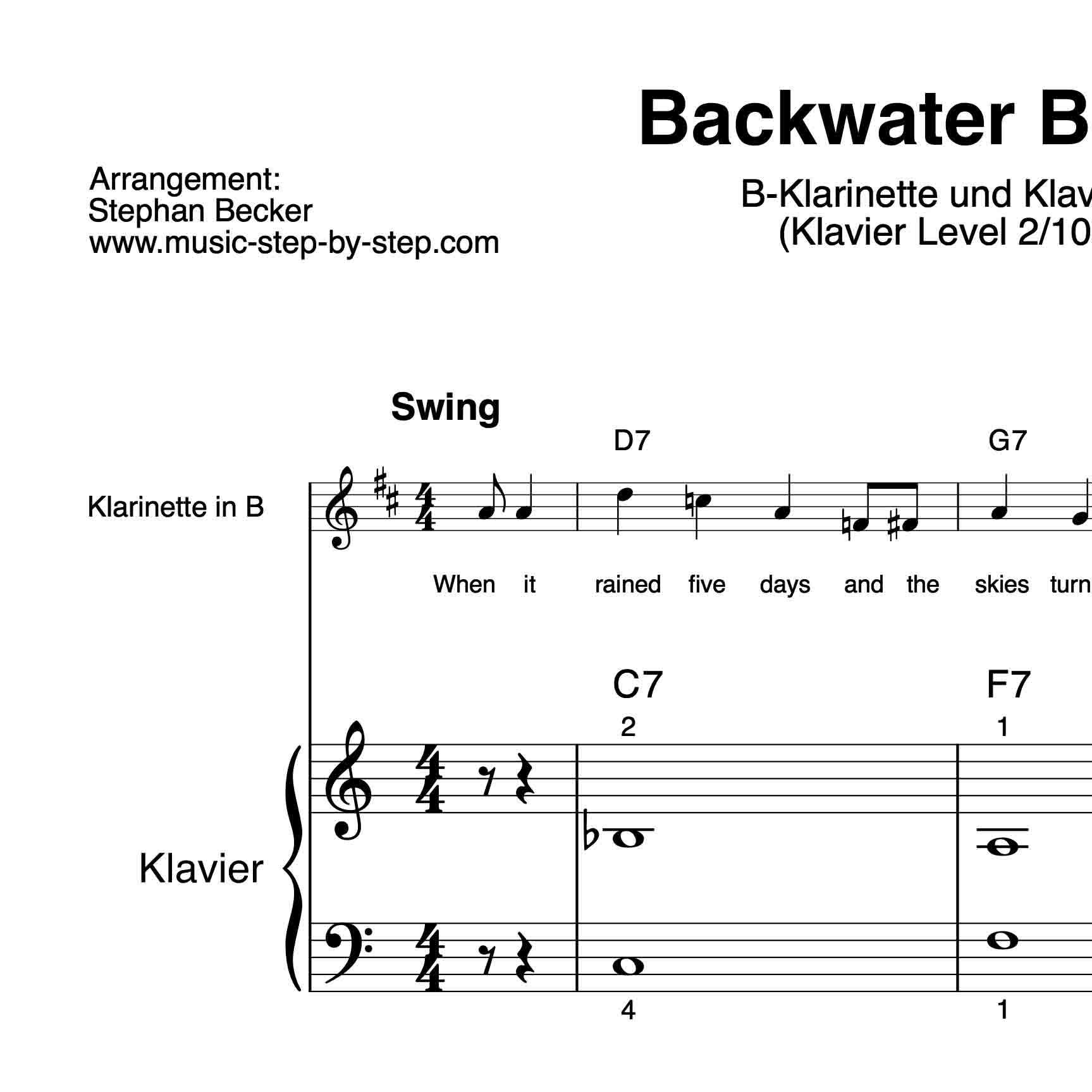 Noten Für Jedes Spielniveau, Klavier Und Viele Instrumente