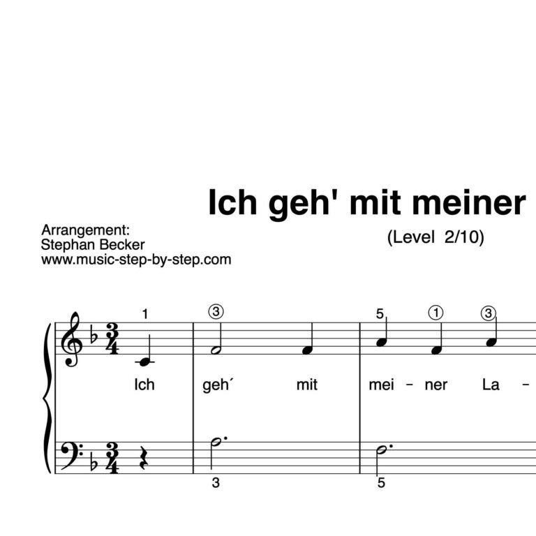 Noten Für Jedes Spielniveau, Klavier Und Viele Instrumente