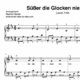 "Süßer die Glocken nie klingen" für Klavier (Level 7/10) | inkl. Aufnahme und Text by music-step-by-step